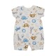 Te Te & Ta Ta Boy Romper Short Sleeves White 3-6 Months (1PCS) KRPB-S101