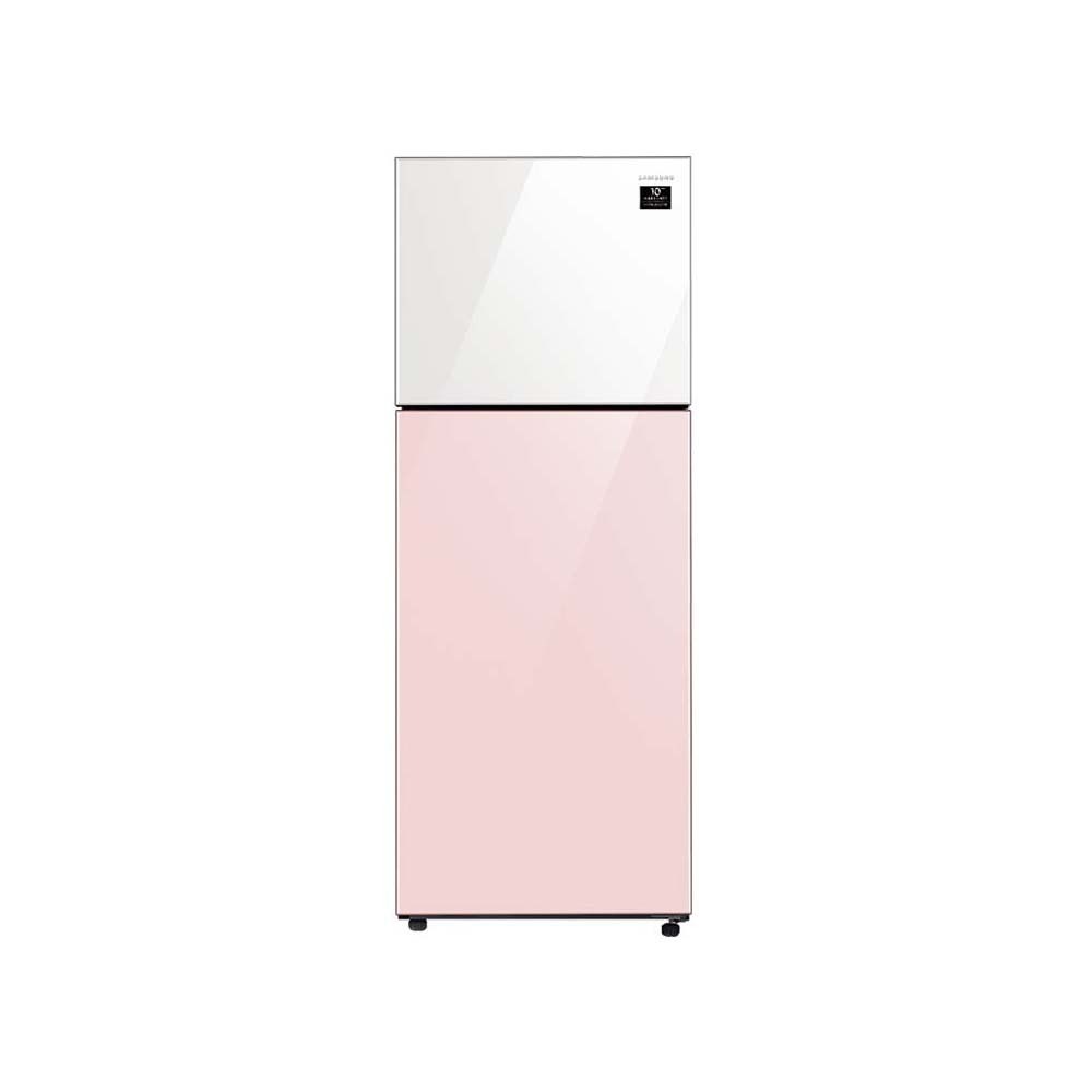 Samsung Bsepoke 2 Door Digital Inverter Refrigerator RT38K501J8C/ST 400LTR (White & Pink)