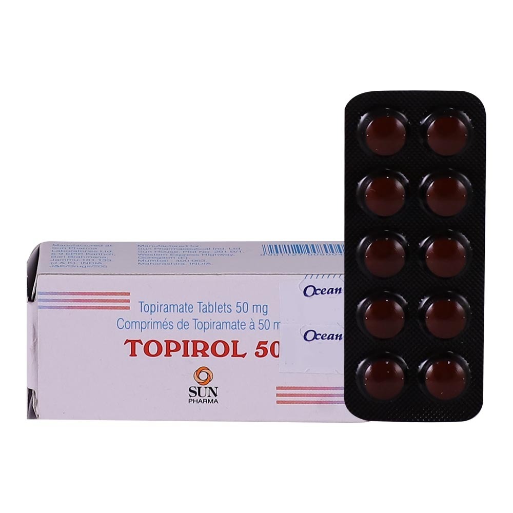 Topirol 50 Topiramate 10Tabletsx5