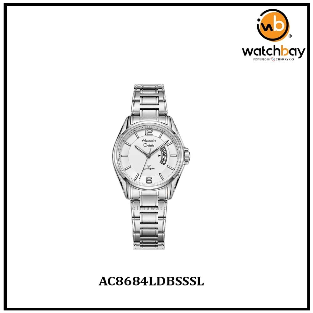 Alexandre Christie Women Watch AC8684LDBSSSL Cherry Oo