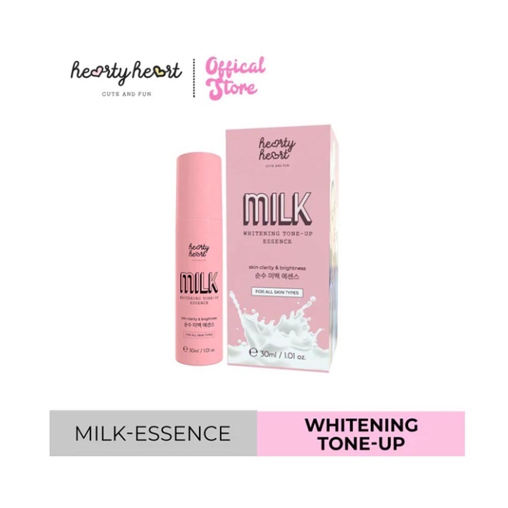 Hearty Heart Milk Whitening Tone-Up Essence 30ML