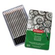 Derwent Academy Sketching Pencils 12PCS