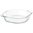 Ikea Följsam Oven Dish, Clear Glass, 24.5X24.5 CM  303.112.70