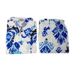 Bambi Womenwear BKK Spun Kanote Oneset D-1 S/L Blue AA0060 Medium