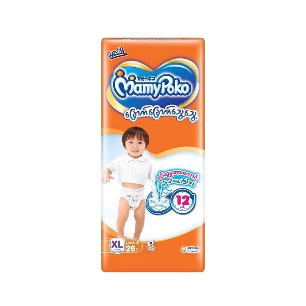 Mamypoko Baby Diaper Pants D&N Jumbo 26PCS (Xl)