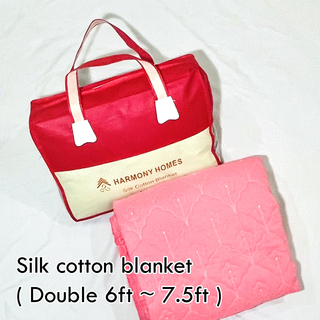 Harmony Homes Silk Cotton Blanket Double HH Double-008