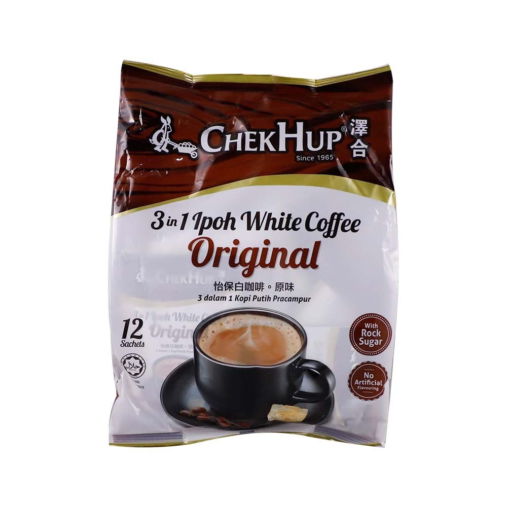 Chek Hup 3 in 1 Instant Ipoh White Coffee Original 480G  12PCS