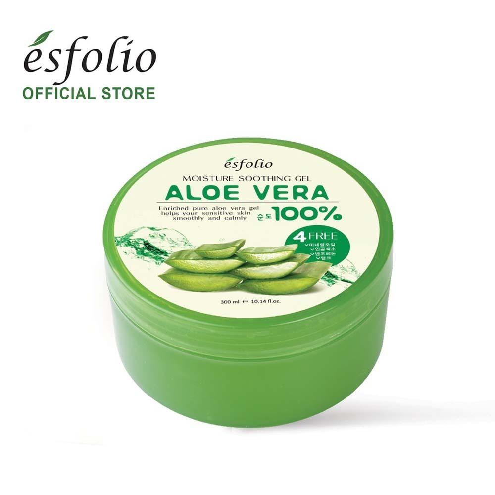 Esfolio Moisture Soothing Gel Aloe Vera 100% 300ML