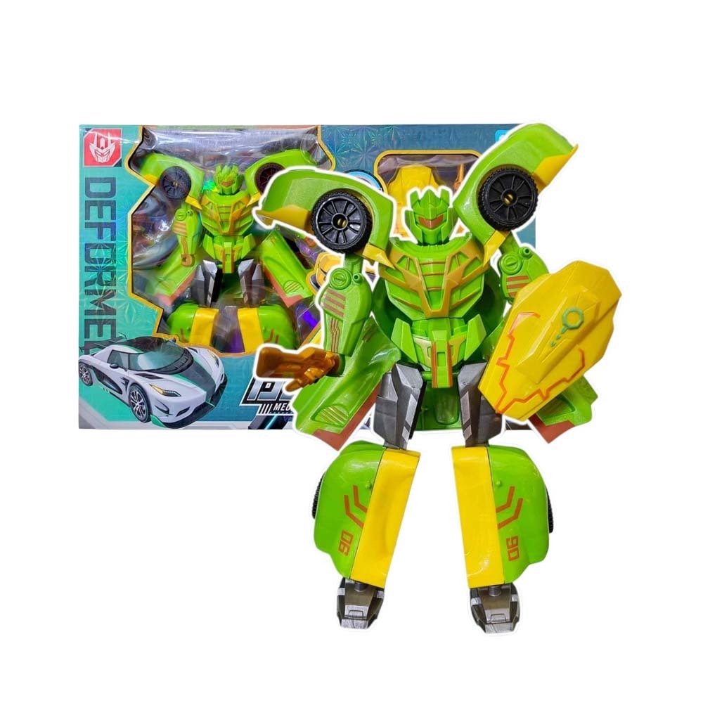 Baby Cele  Deform Mecha War Car Green 12369
