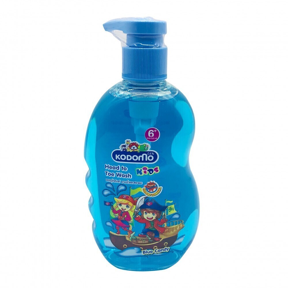 Kodomo Head To Toe Wash Blue Candy 400ML