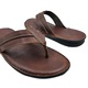 Sin Pauk Men Leather Slipper YS-005 Brown (No-39)
