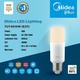 Midea LED Bulb (T Series) MDLTUT4510W (E27) ,3000K