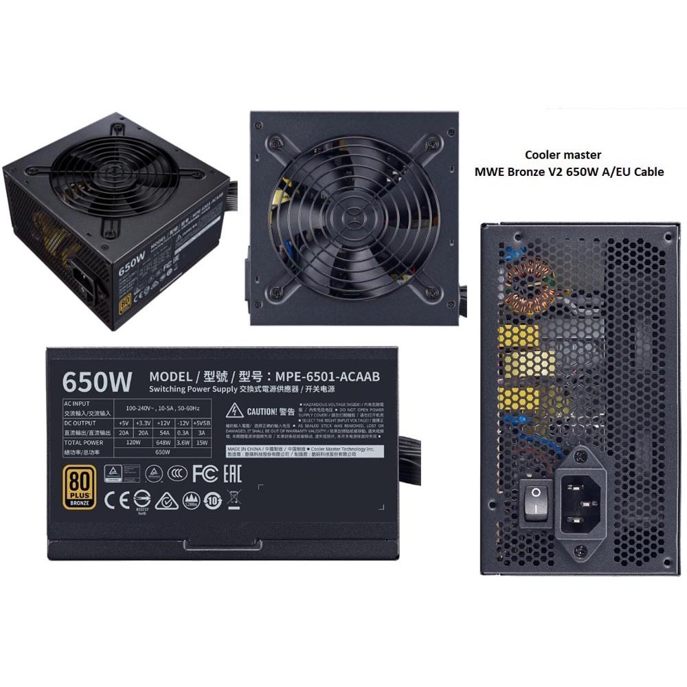 Cooler Master Power Supply  MPE-6501-ACAAB-EU