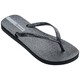 Ipanema Glitter Fem Flip (No-7) Black & Black Glitter Silver 1264812522807