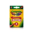 Crayola Crayons 8 Colors NO.52-3008