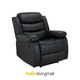 Furinbox Lemma PVC Manual Recliner 1/S Black