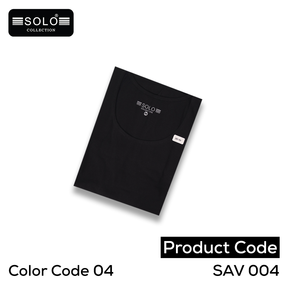 Solo Collection Men Plain Vest SAV 004 (Code 04-XXL)