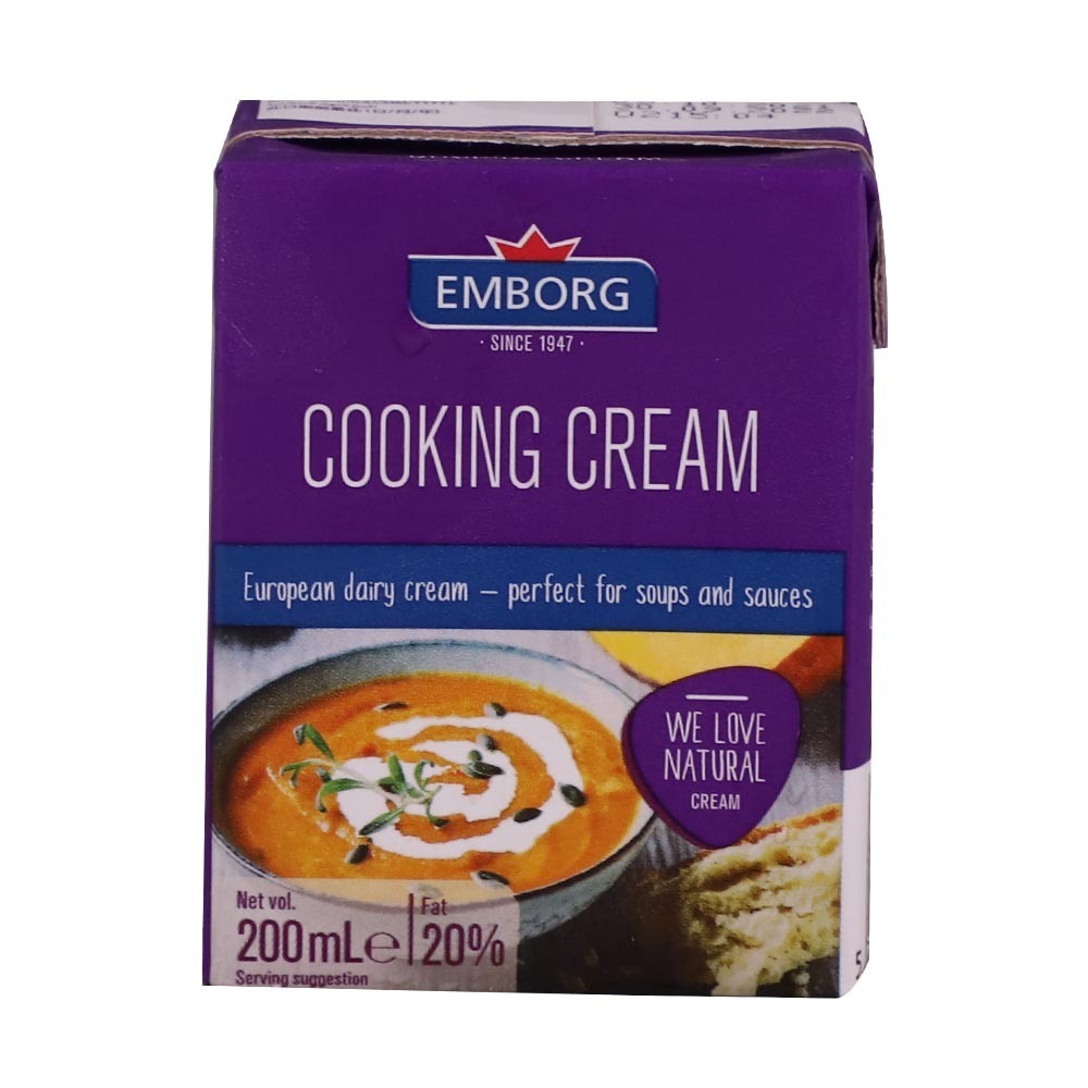 Emborg Cooking Cream 20% 200ML