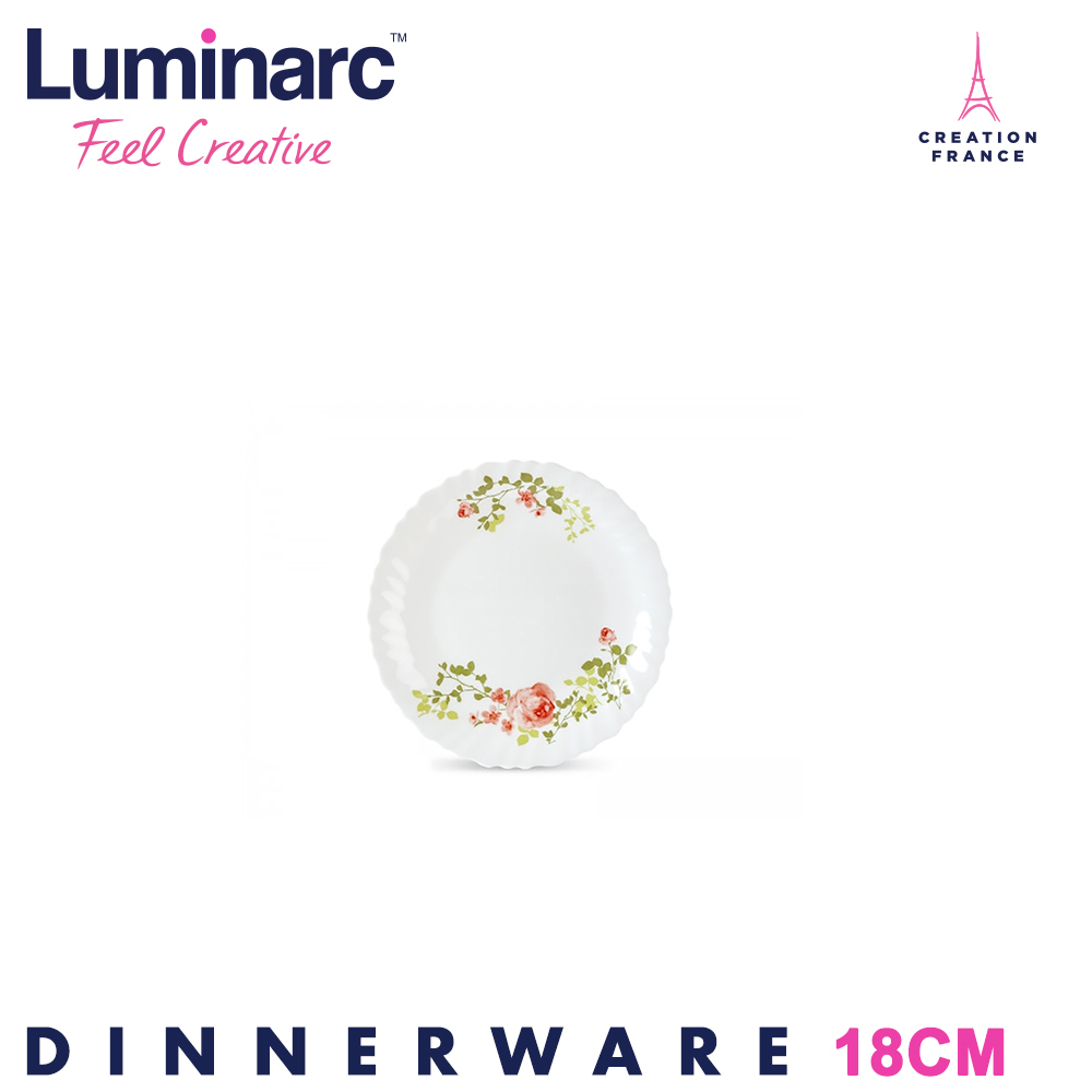 Luminarc Arcopal Tempered Zulmee Dessert Plate 18CM