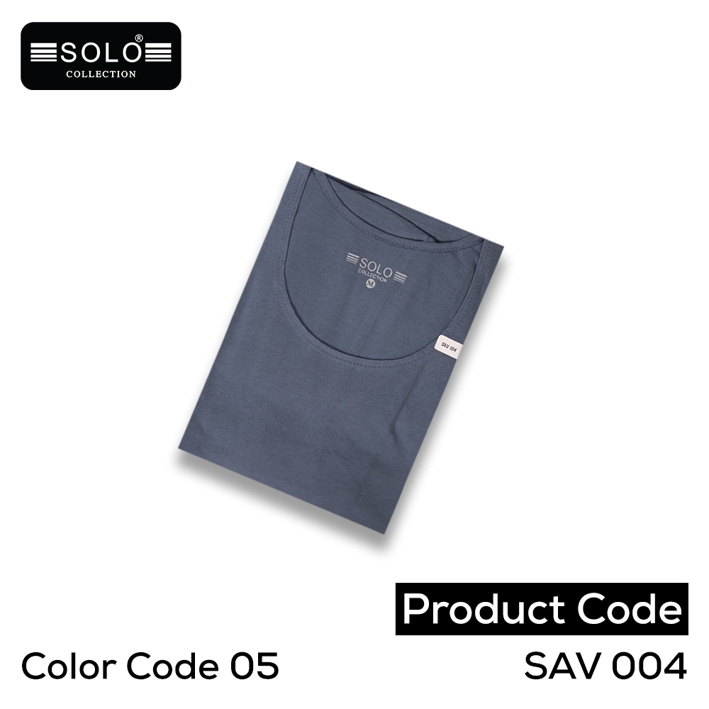 Solo Collection Men Plain Vest SAV 004 (Code 05-XXL)