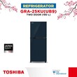 Toshiba Two Door Refrigerator 190LTR Inverter GRA-25KU(UB9)