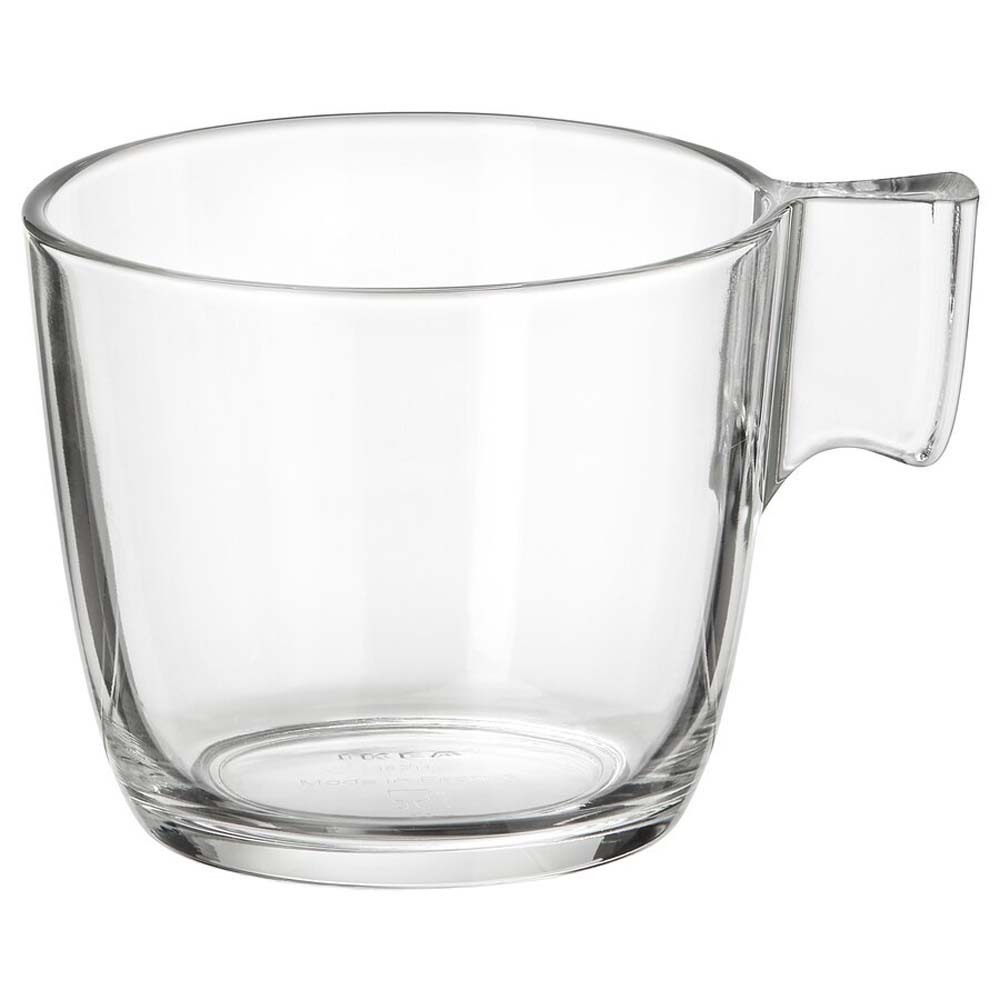 Ikea Stelna Mug, Clear Glass, 23 Cl 502.589.12