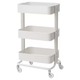 Ikea Råskog Trolley, White, 35X45X78 CM 703.767.21