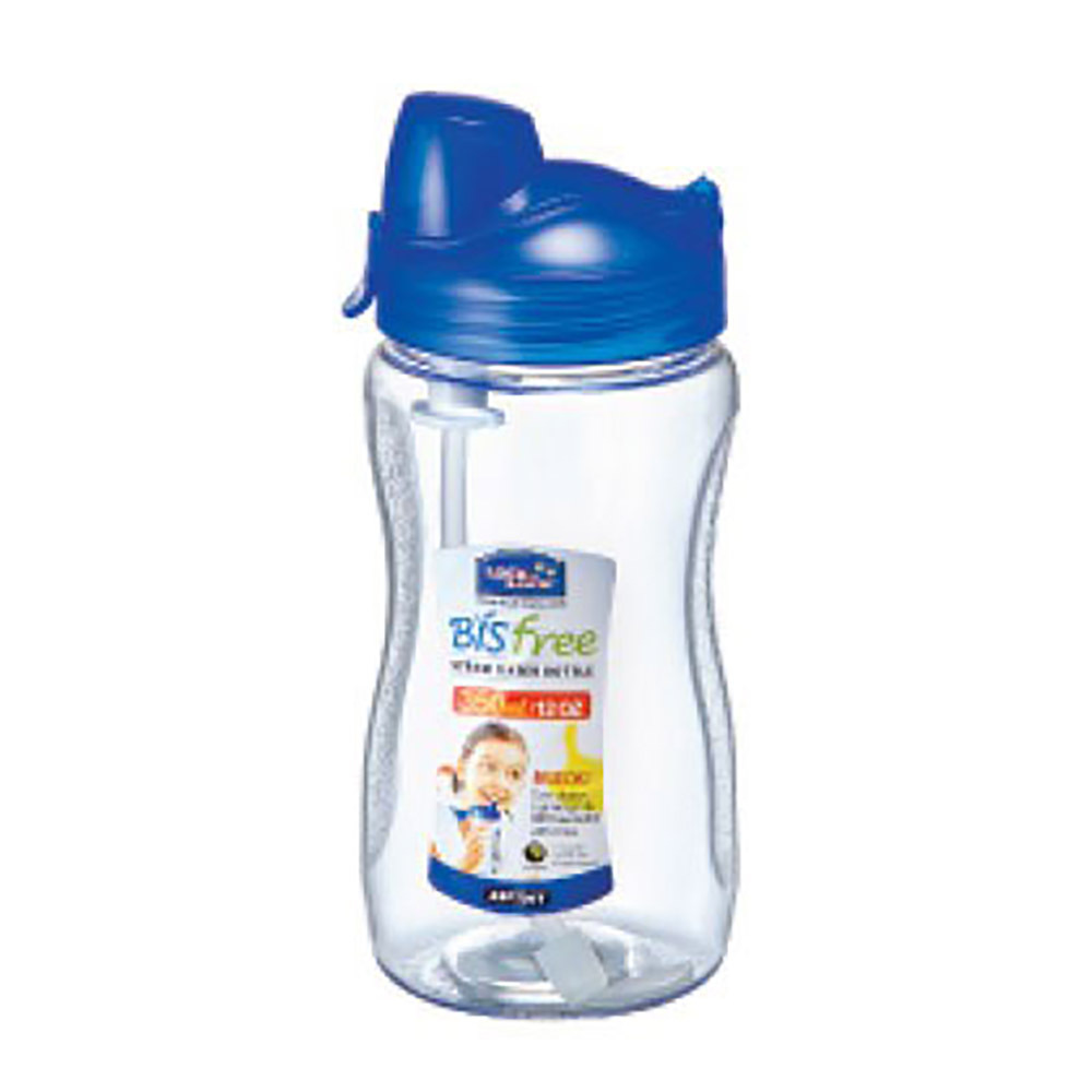 ABF708T Lock & Lock Water Bottle Bisfree Sports With Straw 350ML