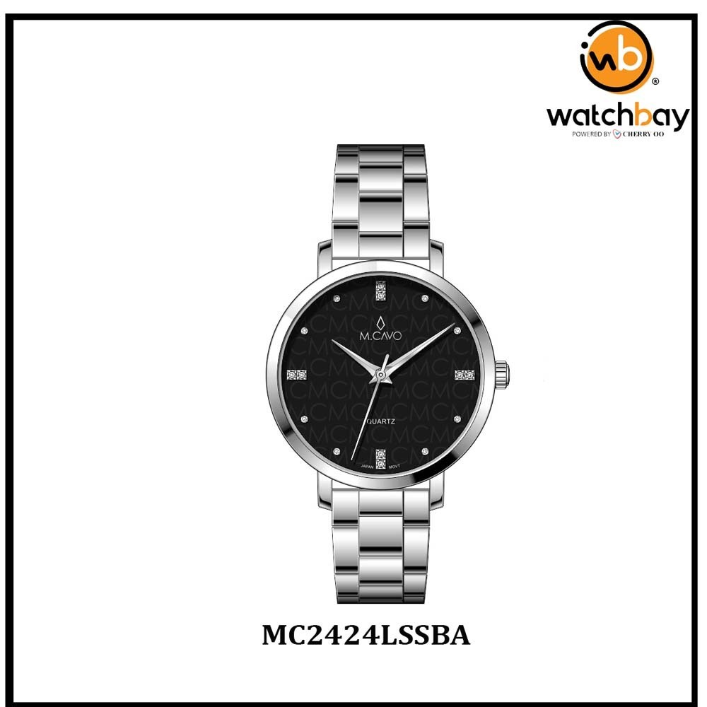 M.Cavo Women Watch MC2424LSSBA Cherry Oo