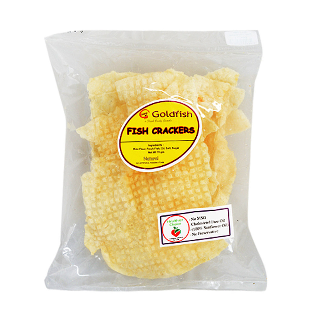 Gold Fish Fried Fish Cracker Zakar 70G