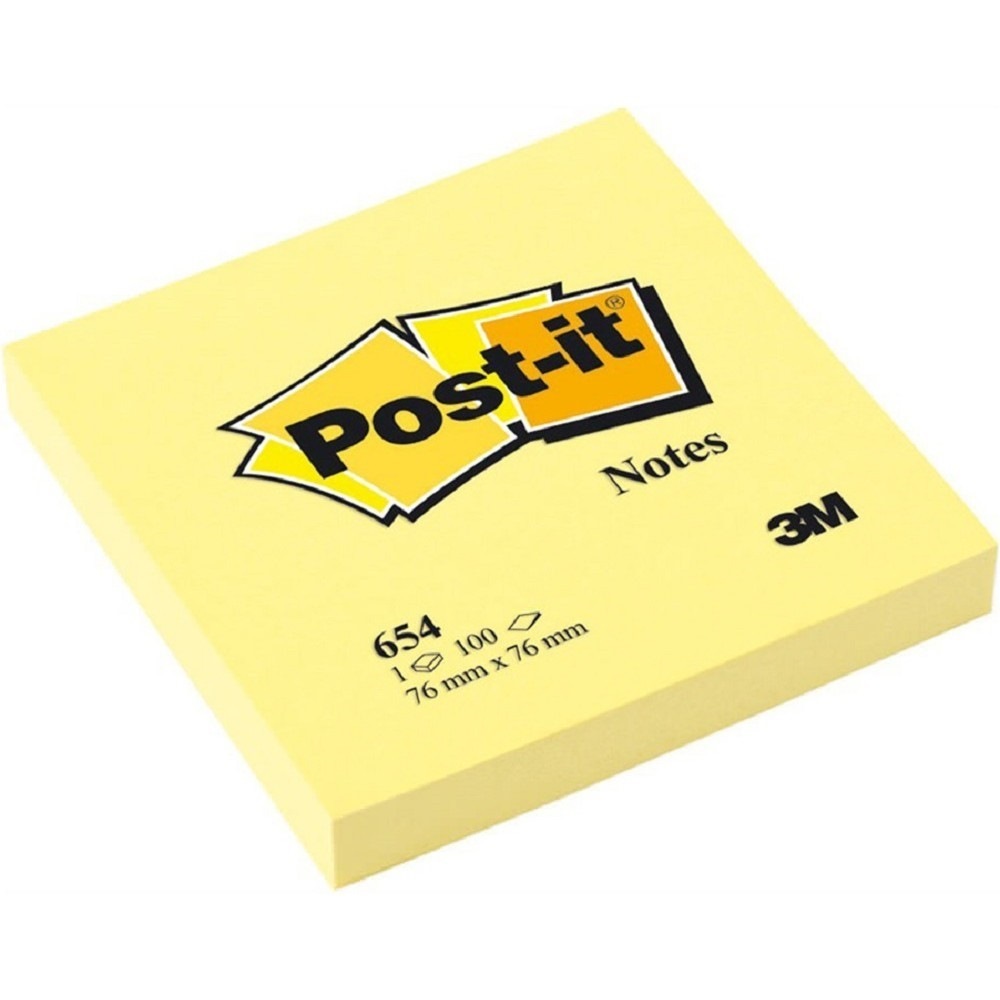 3M Post-It Stick Note 76x76MM 50Sheets 654-Hb Xt-0020-7583-3/Xp-002075841 (Orange/Hotpink)