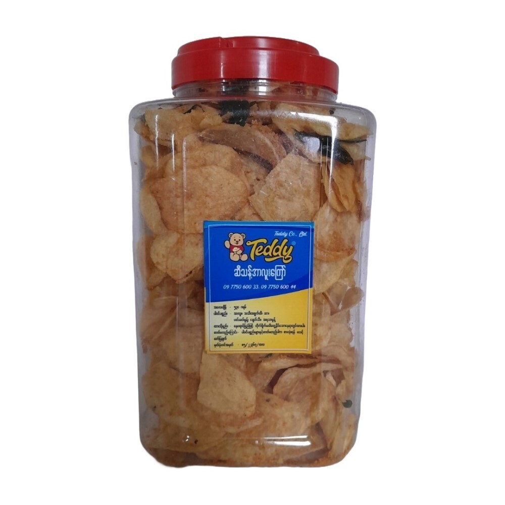 Teddy Salted Egg Potato Chips 530G (Sweet)