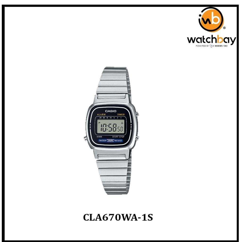 Casio Women Watch CLA670WA-1S Cherry Oo