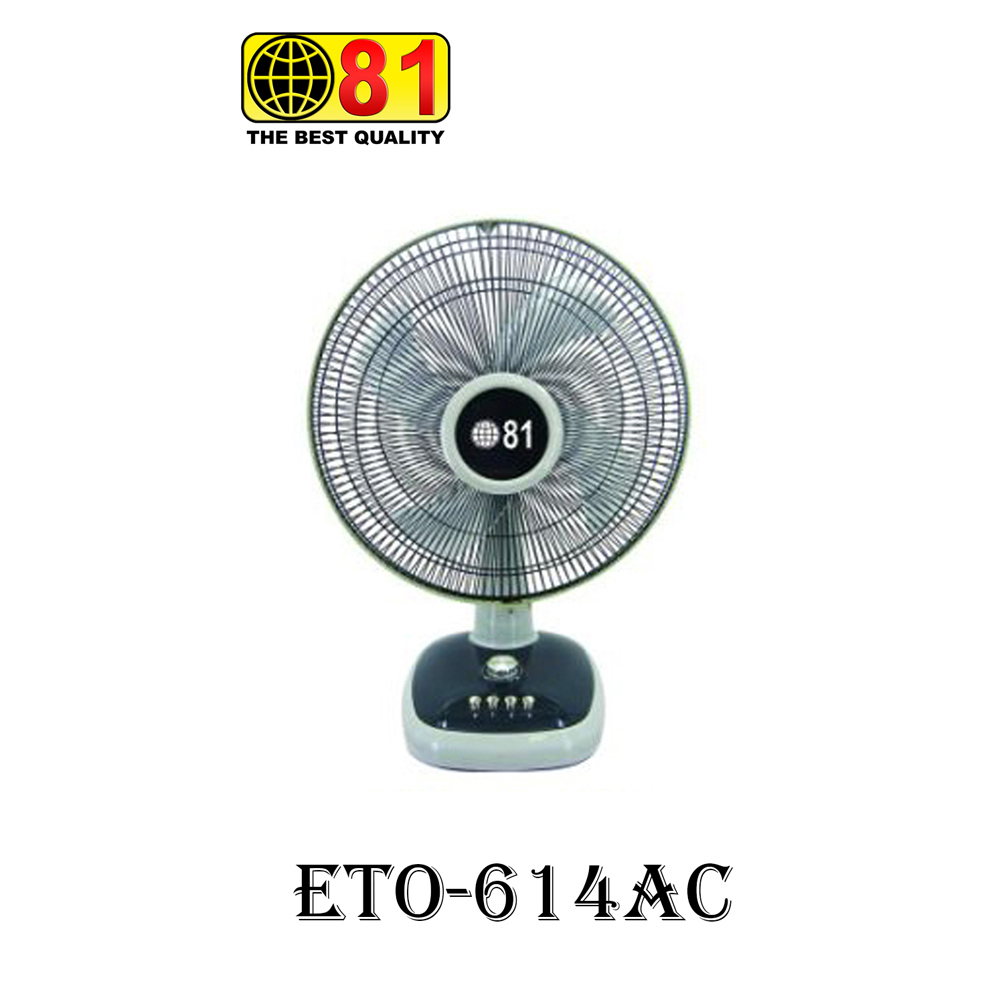 81 Electronic Table Fan 16" 16"614AC