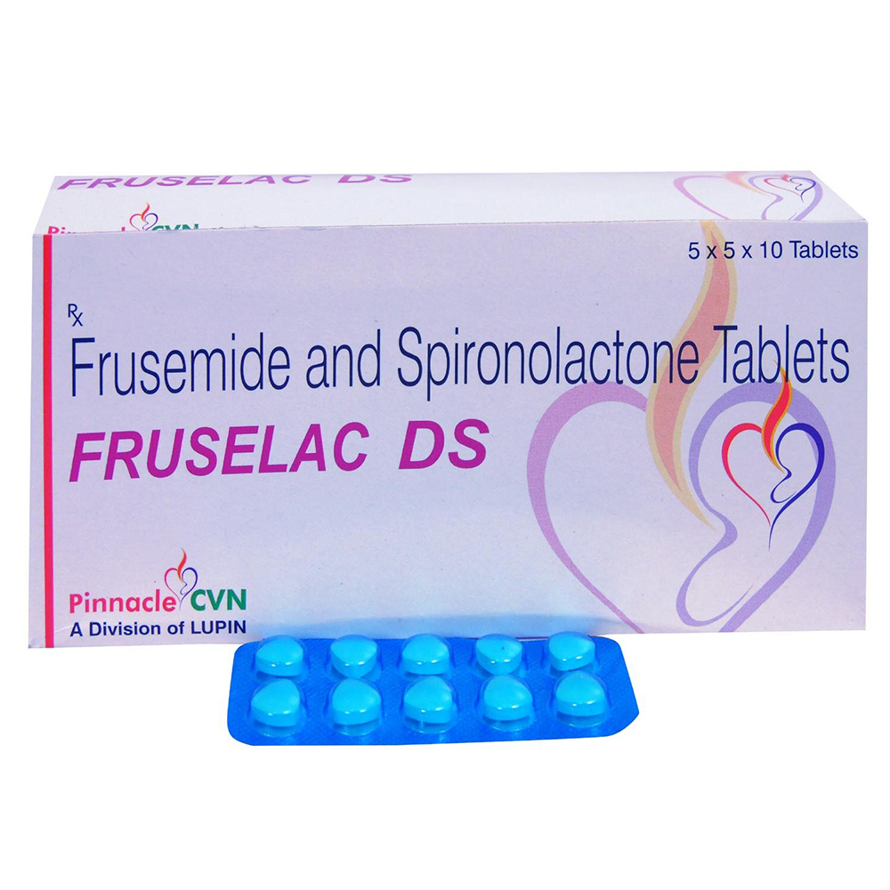 Fruselac Spironolactone 50 & Furorsemide 20MG 10Tablets