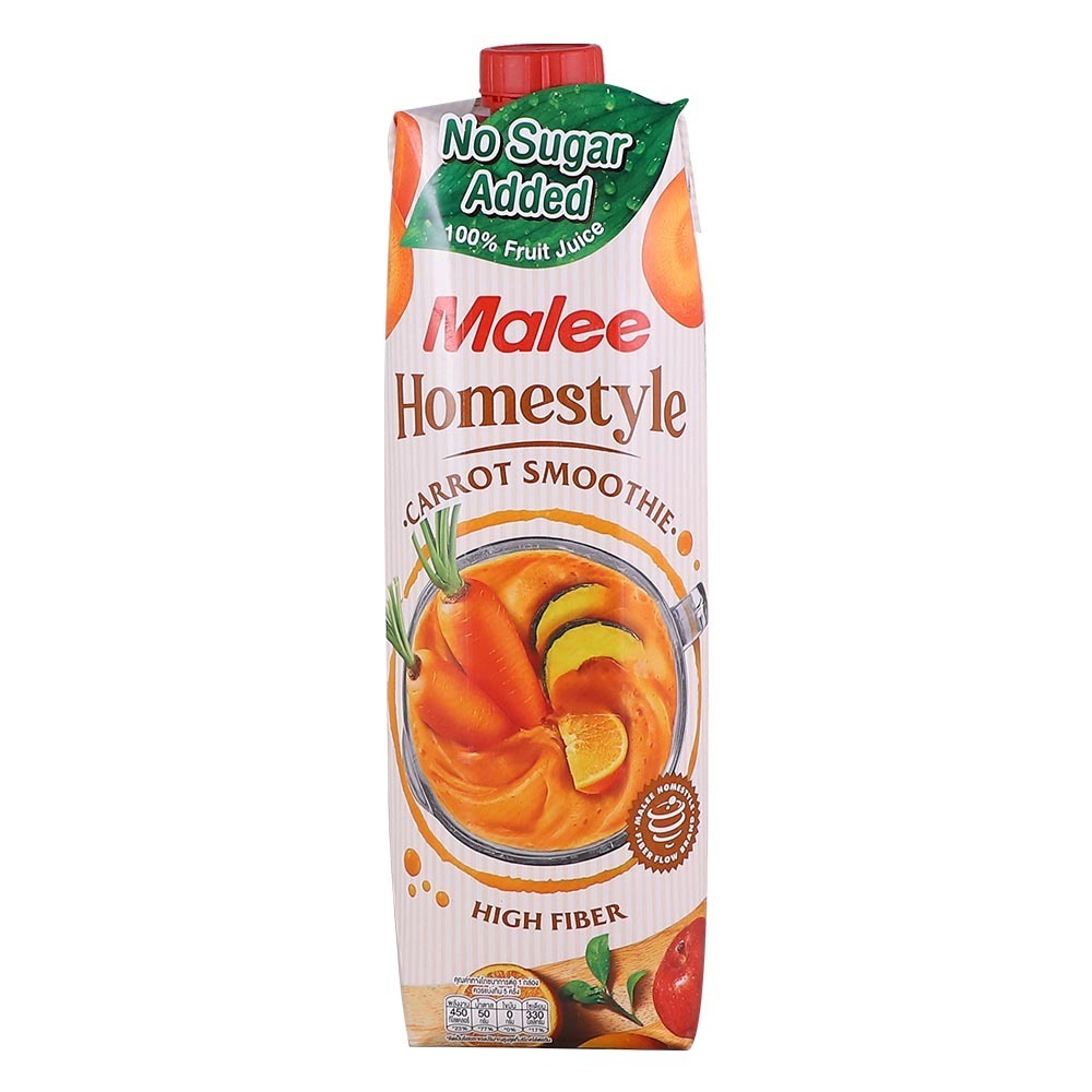 Malee Homestyle Carrot Smoothie Mixed Fruit Juice 1LTR