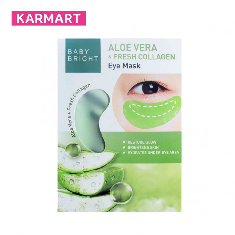 B‌aby Bright Aloe Vera & Fresh Collagen Eye Mask 2.5G x 1Pair