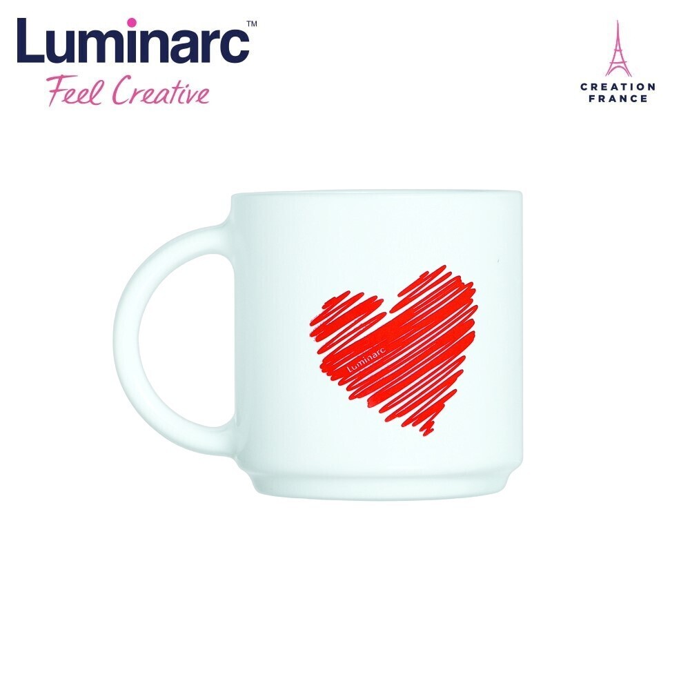 Luminarc Tempered Opal Everyday With You Mug 340ML Q2661