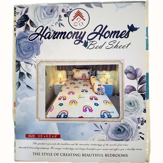 Harmoy Homes Bed Sheet Single BS06 (HH Single-102)