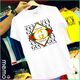 memo ygn GUCCI Square unisex Printing T-shirt DTF Quality sticker Printing-White (Medium)