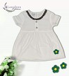 Lavender Girl spant dress Design 22 (White) Size-L