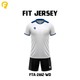 Olympic Fit Jersey FTA-2612-White Medium