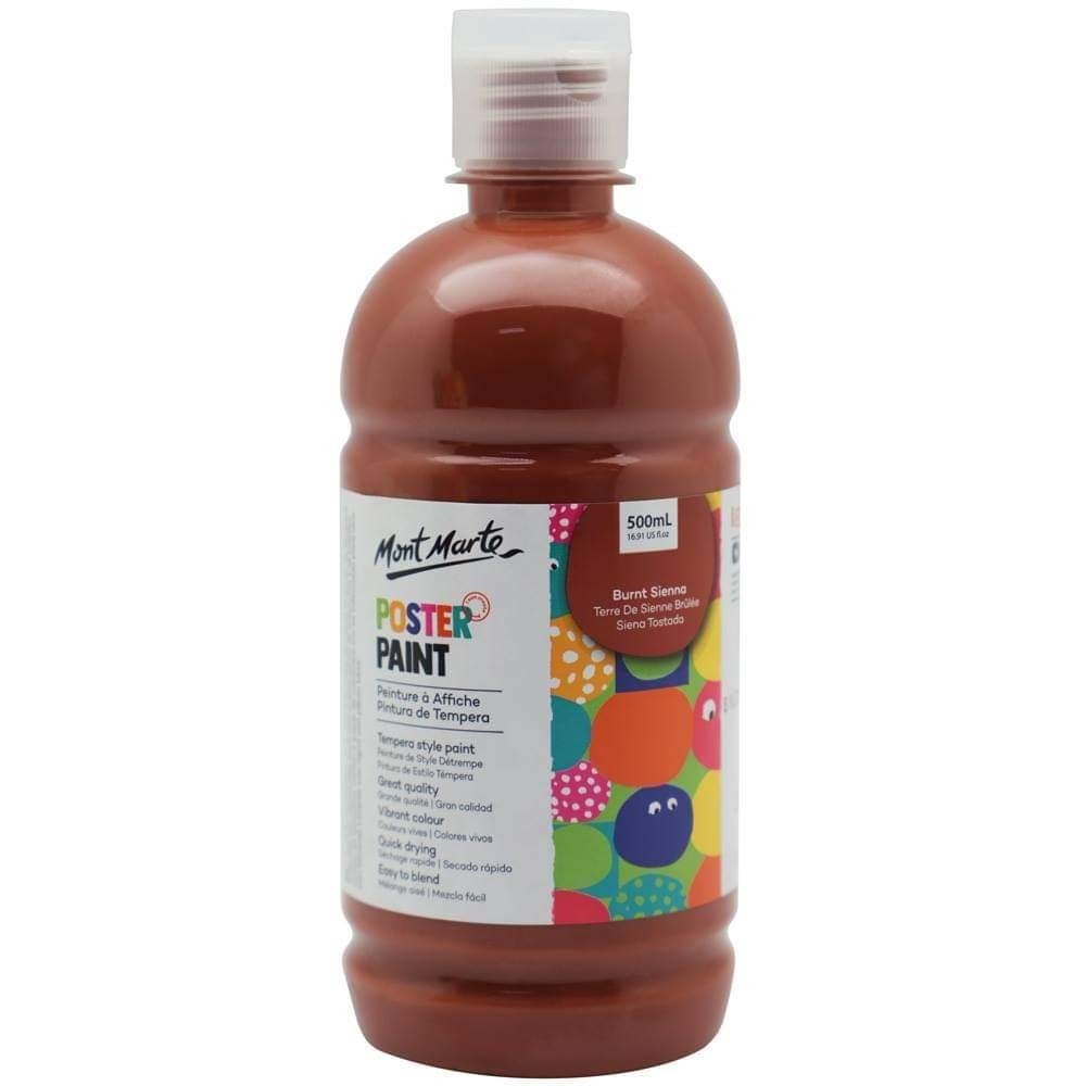 MM Poster Paint 500ML - Burnt Sienna