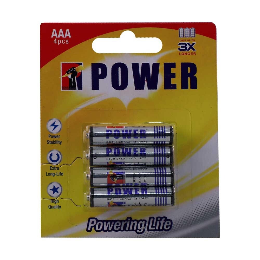 Power Battery Aaa Size 4PCS (Card)