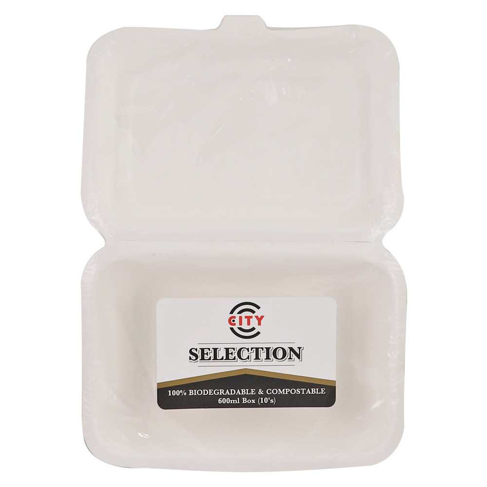 City Selection Biodegradable Box 10PCS 600ML