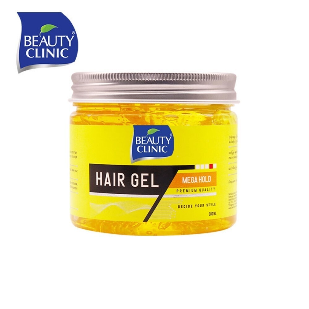 Beauty Clinic Mega Hold Hair Gel 300ML Yellow 6 291108 657768