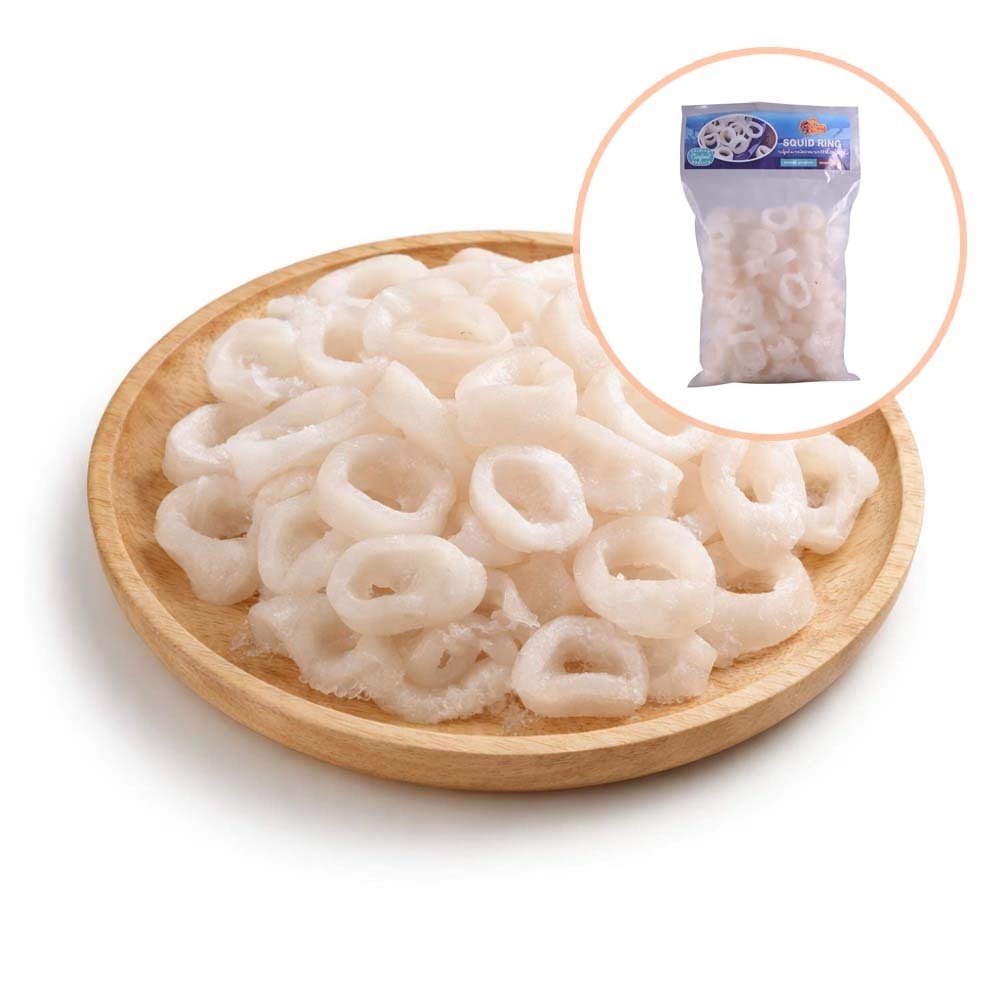 Mom's Choice Frozen Squid Ring Skin Off 500G