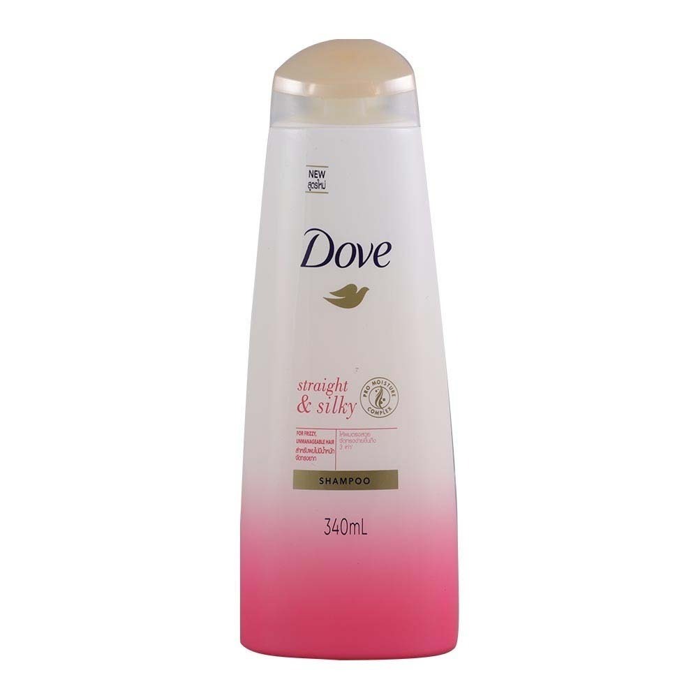 Dove Shampoo Straight & Silky 340ML