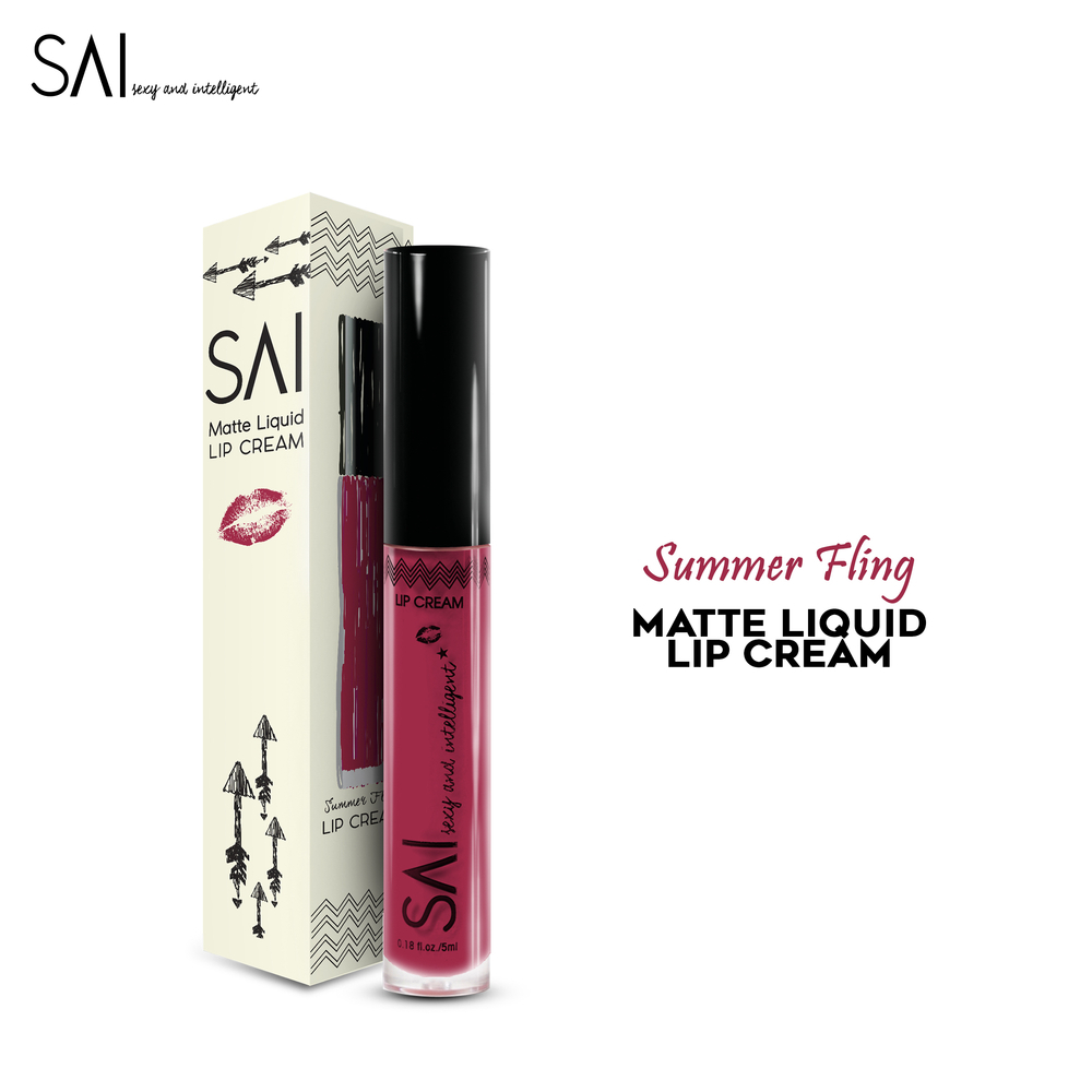 SAI Matte Liquid Lip Cream 5ML (06 Summer Fling)