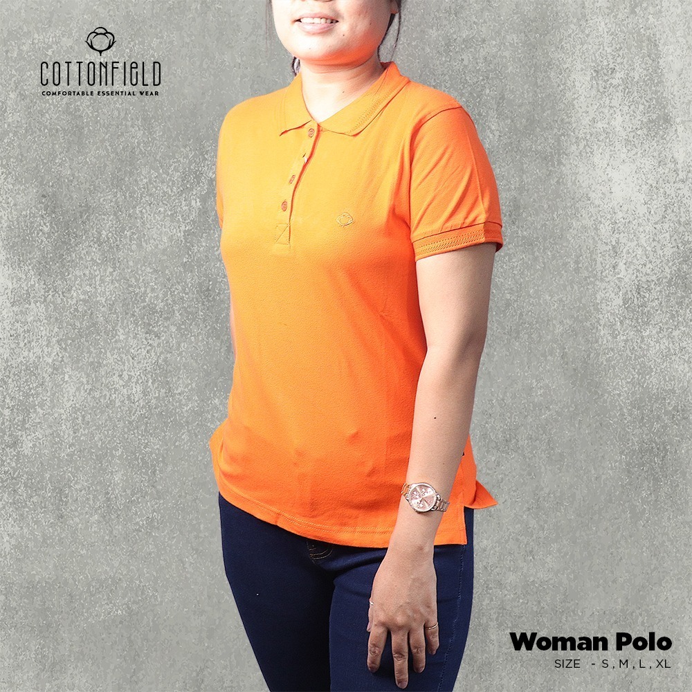 Cottonfield Women Polo Shirt C61 (Large)